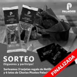 Participa en nuestro sorteo y disfruta un ao del plan: Netflix, manta y Chorizo Especial Picoteo Palacios